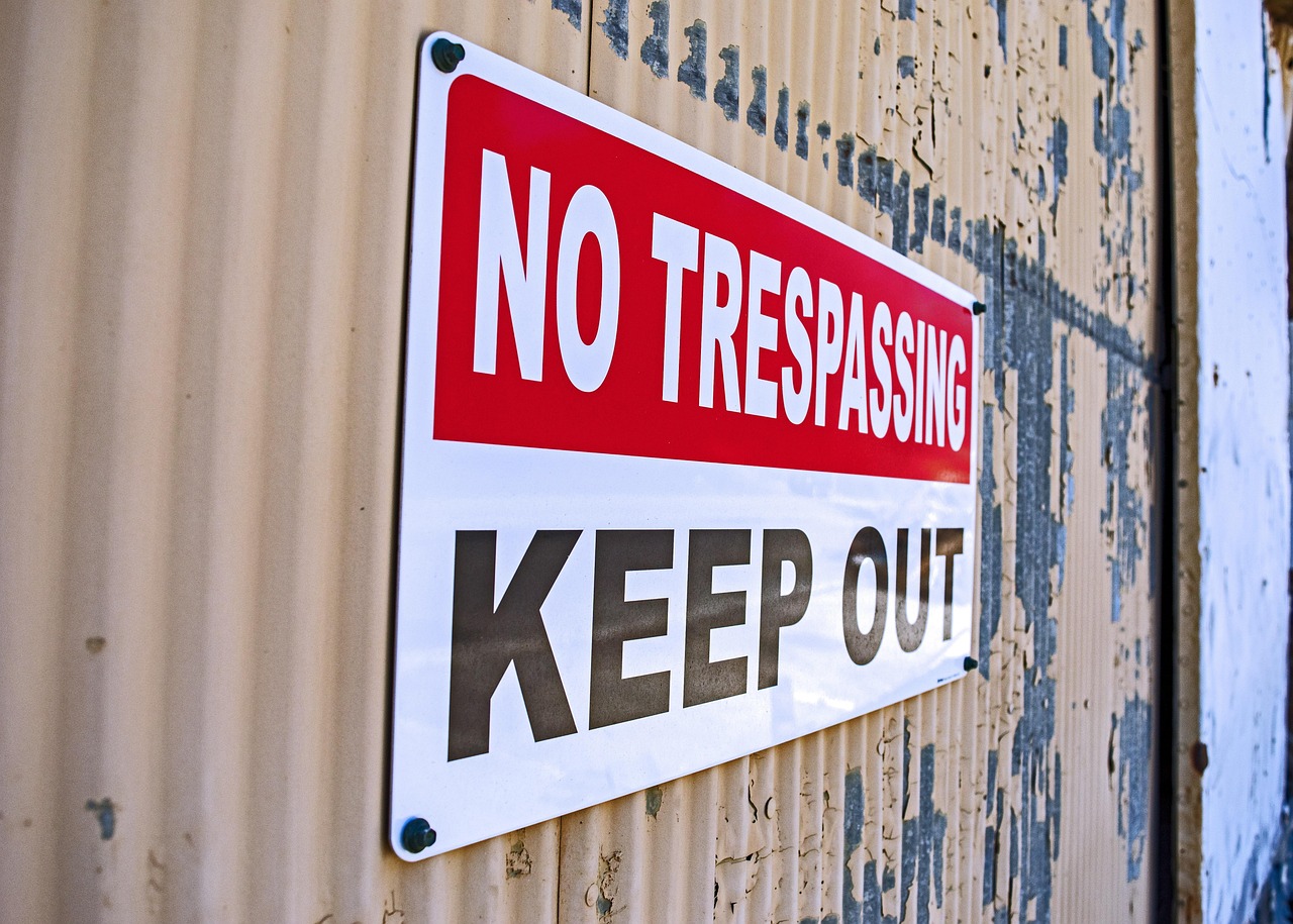 No Trespassing